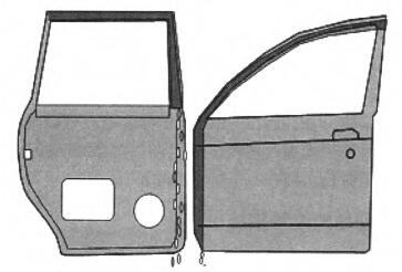 車門內腔極液示意圖